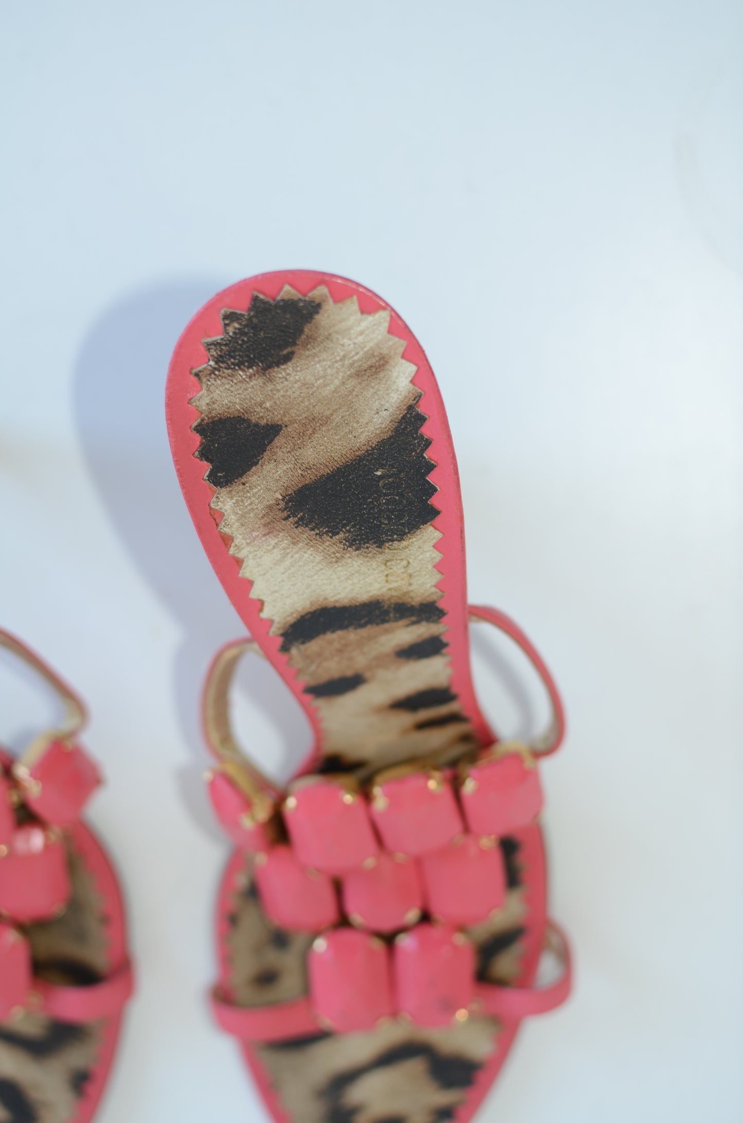 Roberto Cavalli Pink & Leopard Heels