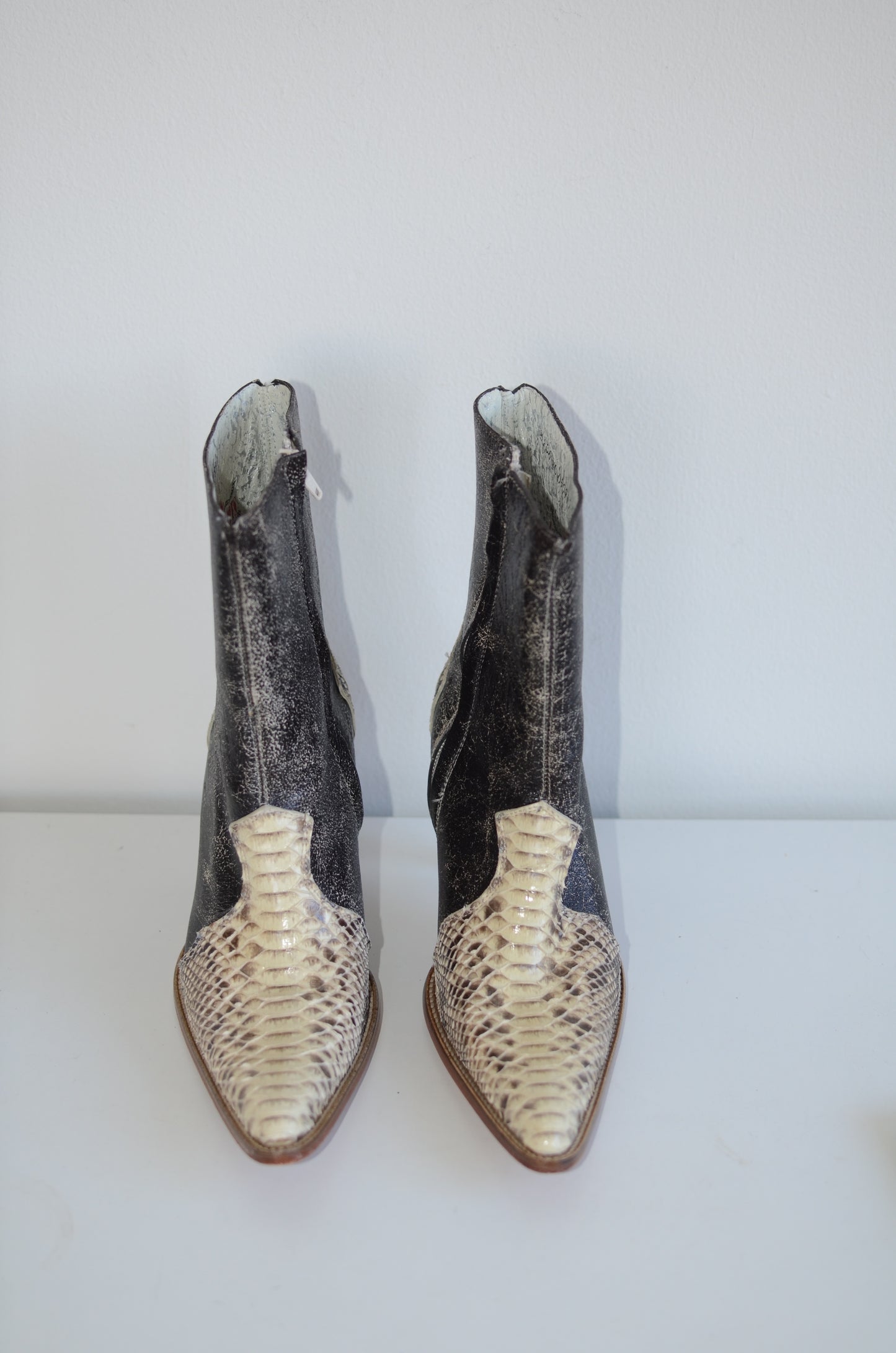 Rare Animal Print Ankle Boots