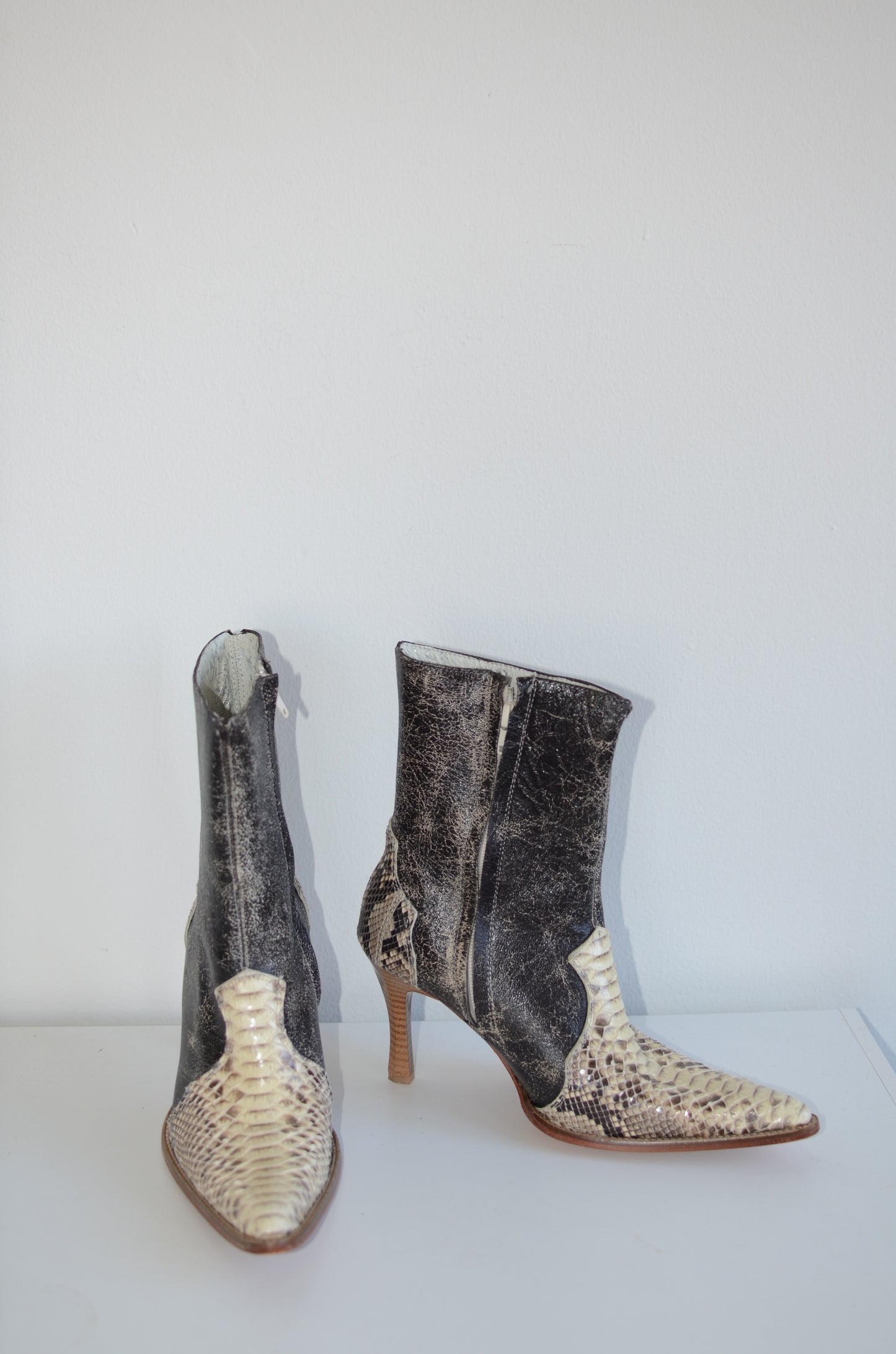 Rare Animal Print Ankle Boots