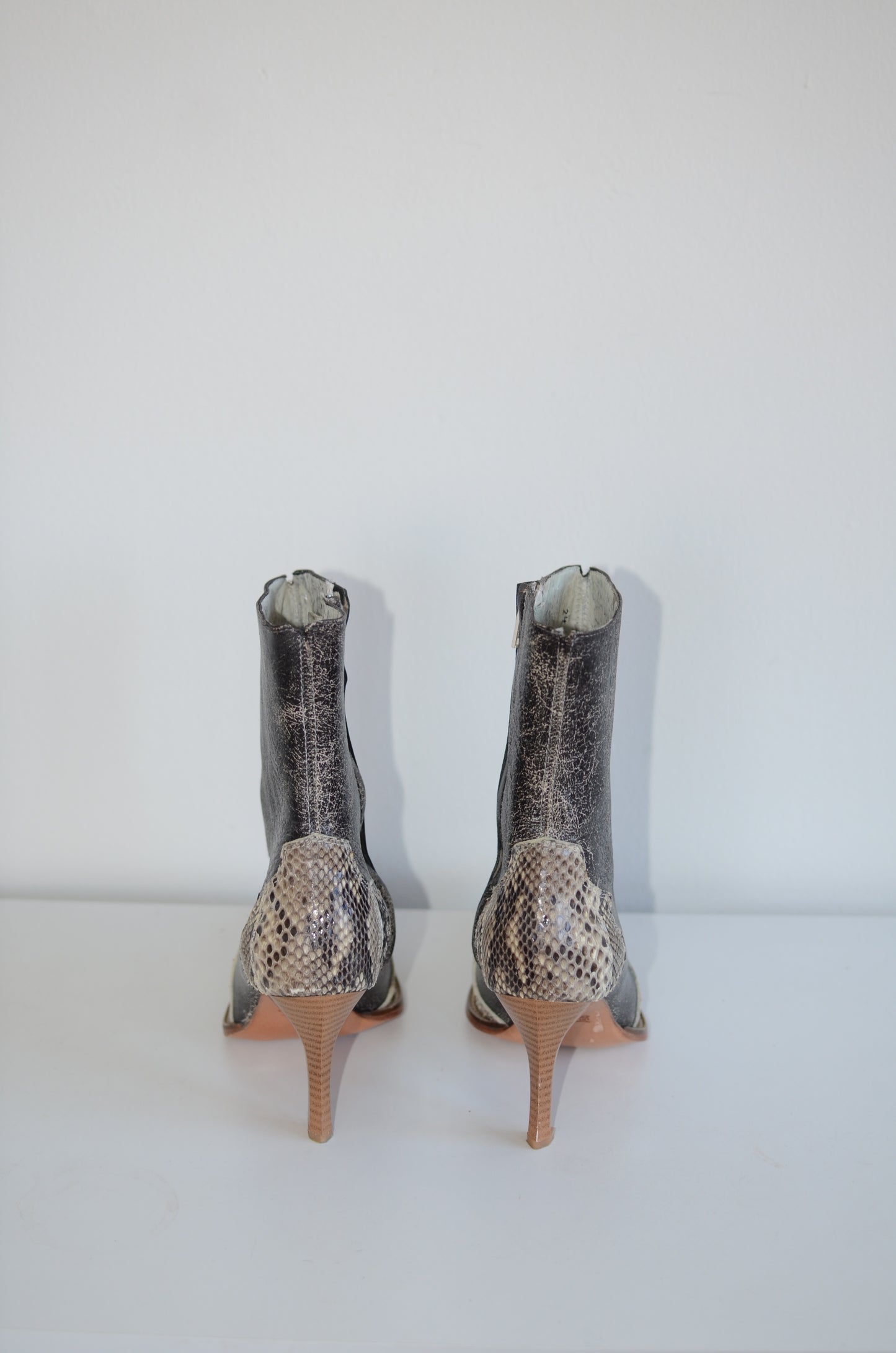 Rare Animal Print Ankle Boots